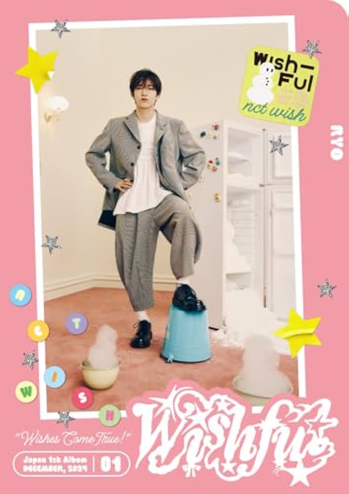 NCT Wish - Wishful - Ryo Version - incl. Postcard, Sticker +