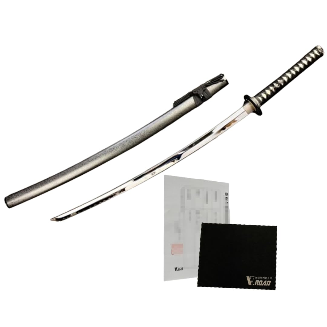 Amazon.co.jp: 模造刀 3点セット 関 黒石目大刀 並刀身 SW-100L V.ROAD