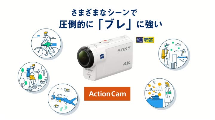 Amazon | SONY(ソニー) ウエアラブルカメラ アクションカム 4K+空間