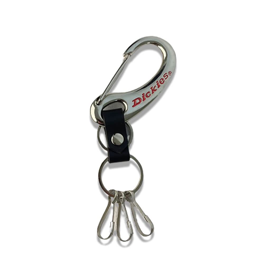Amazon.co.jp: Dickies DS054NCS2 Simple Carabiner Keychain Silver x