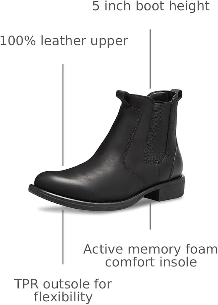 Amazon.com: Eastland Men's Daily Double Chelsea Boot,Black,8 D US