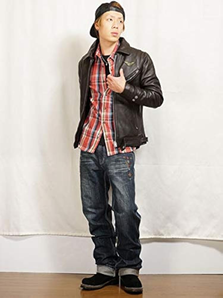 Amazon | [インディアンモトサイクル] カウレザー シングルライダース