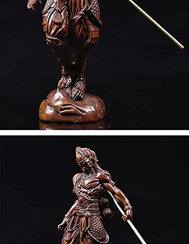 Amazon.co.jp: 孫悟空 斉天大聖 西遊記 フィギュア 天然木 飾り置物