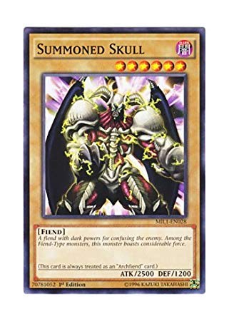 Amazon.co.jp: 遊戯王 英語版 MIL1-EN028 Summoned Skull デーモンの