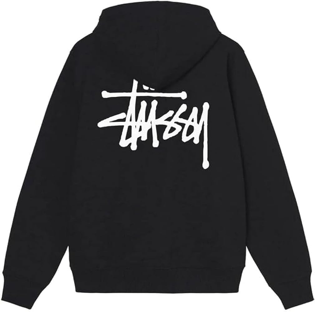 Amazon.co.jp: Stussy Basic Zip Hood Zip Up Sweatshirt Hoodie with