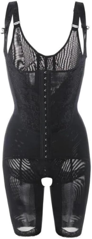 Amazon | ボディスーツ 補正下着 レディース ボディシェイパー 補正