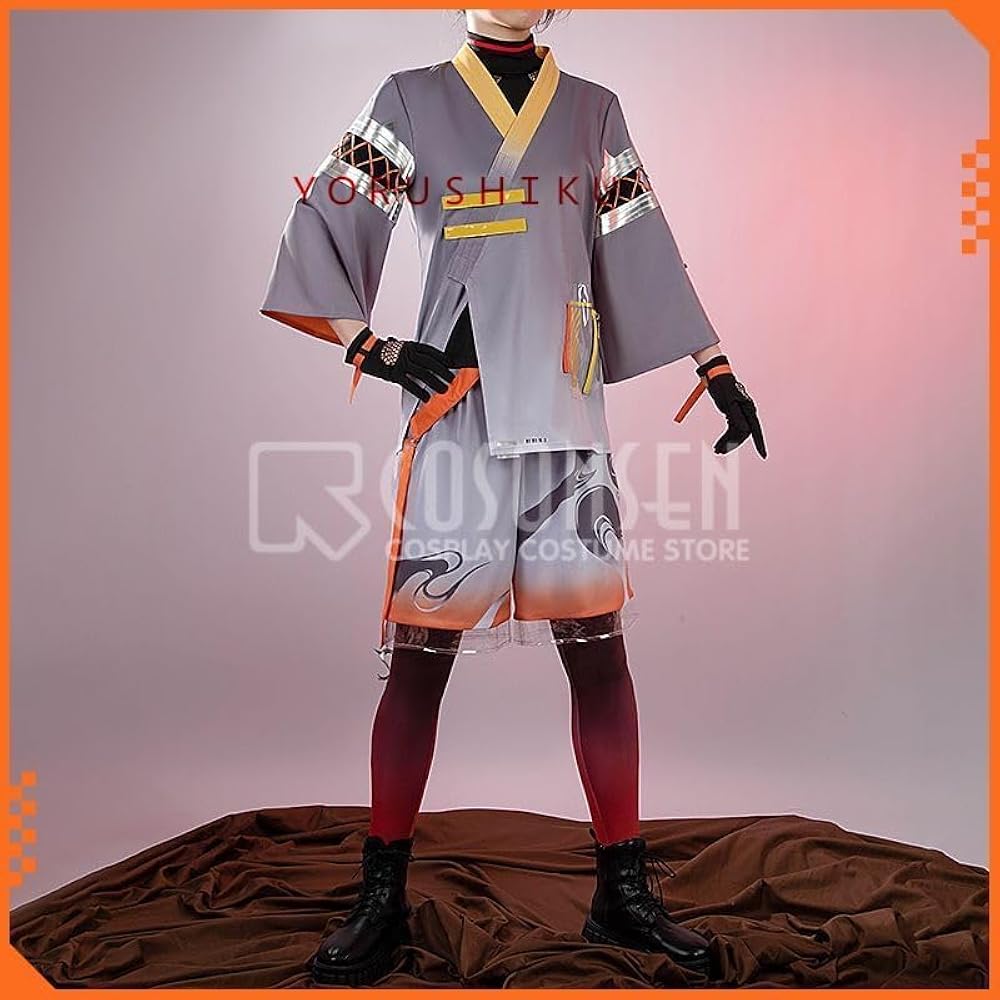 Amazon.co.jp: [CAIQISS] 北見遊征 ウィッグ、靴付き コスプレ衣装 88