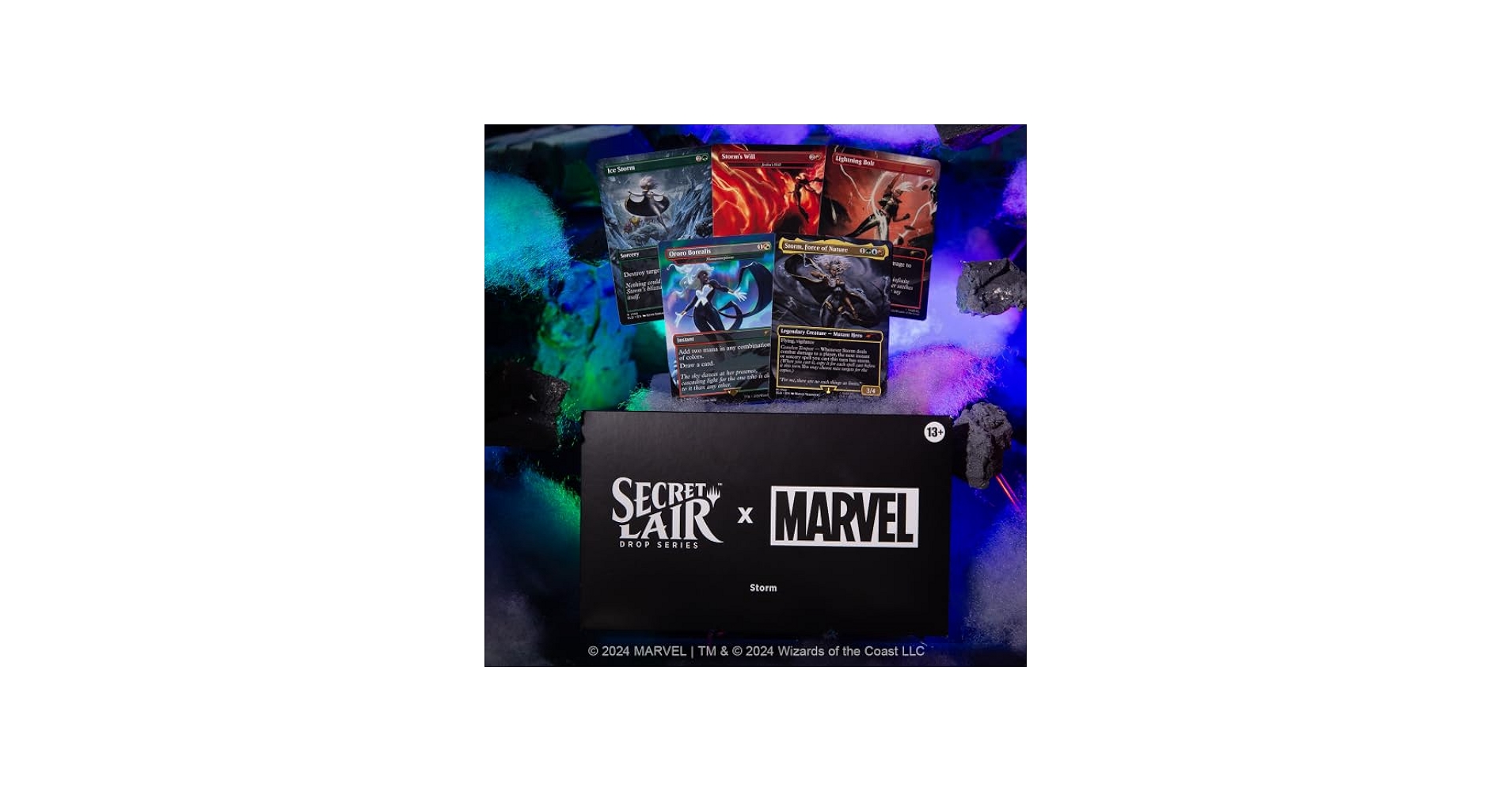 Amazon.com: Secret Lair x Marvel's Storm Foil Edition : Toys & Games
