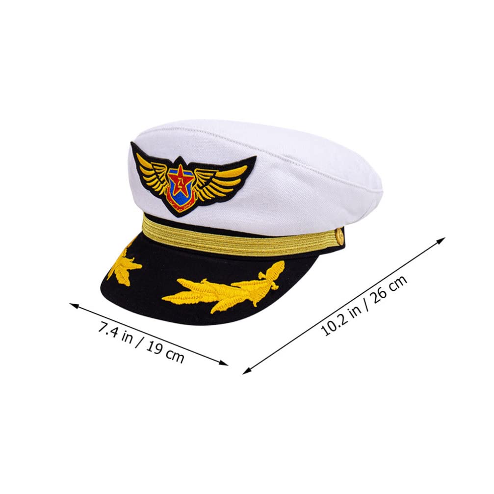 Amazon.co.jp: Gatuida 機長 パイロット 帽子 航空会社 パイロット