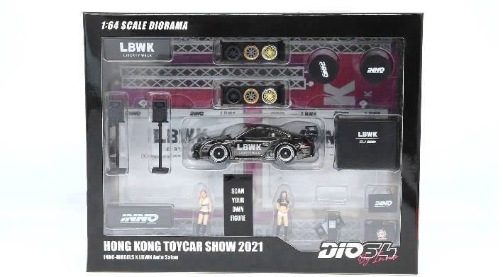 Amazon | INNO64 DIO64-001SP LBWK オートサロン ジオラマ 香港 TOYCAR