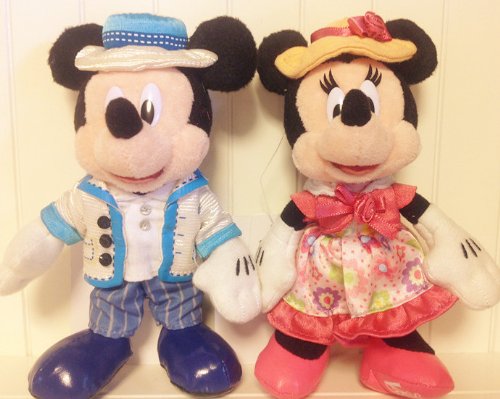 Amazon | スプリングヴォヤッジ ミッキー＆ミニーぬいぐるみバッジ2点