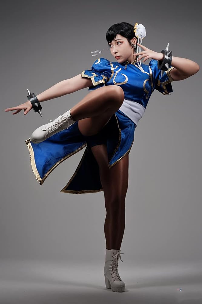 Amazon.co.jp: ストリートファイターV 春麗 チュンリー コスプレ衣装+