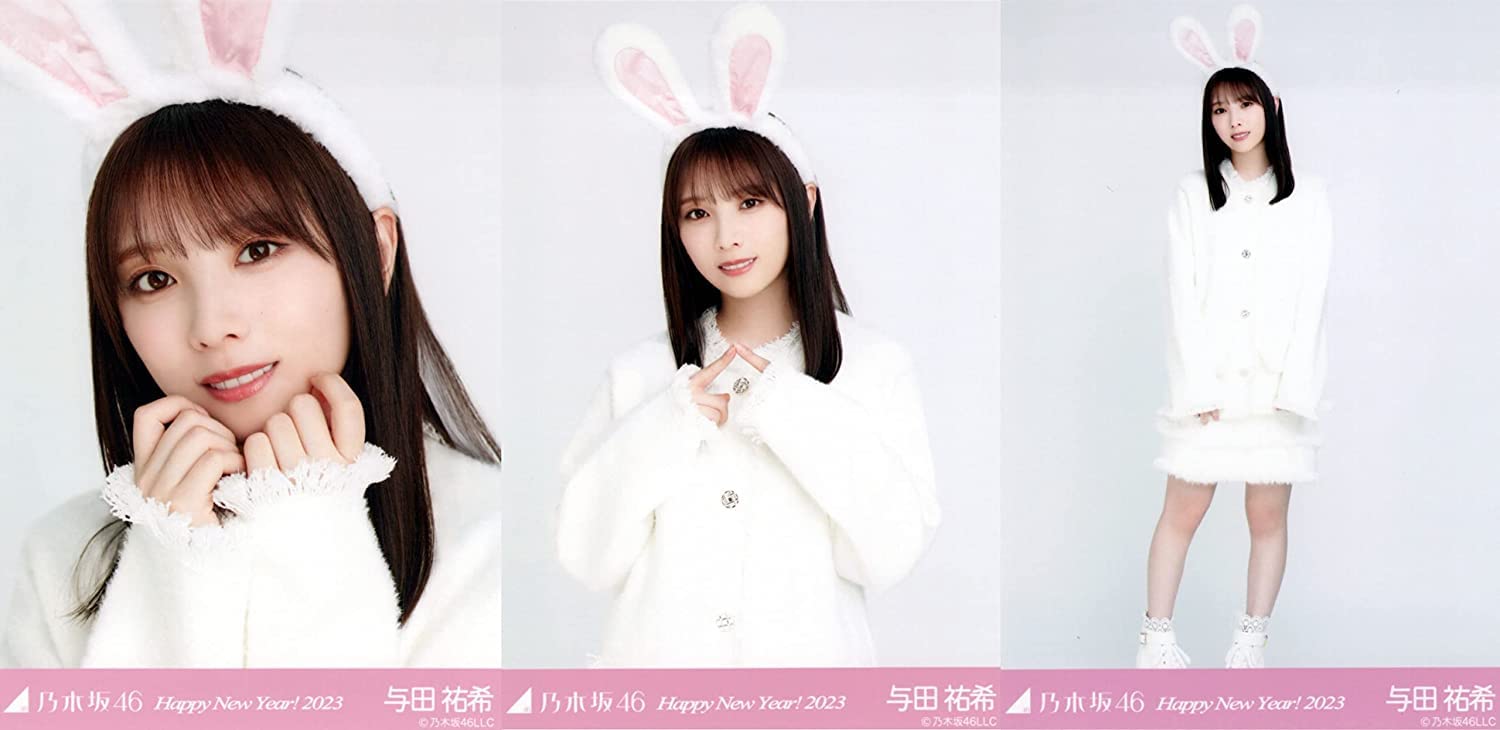 Amazon.co.jp: 乃木坂46 2023年1月ランダム生写真 干支 兎 3種コンプ