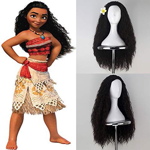 Amazon.co.jp: IVYヘアモアナコスプレウィッグディズニー映画誰が長い