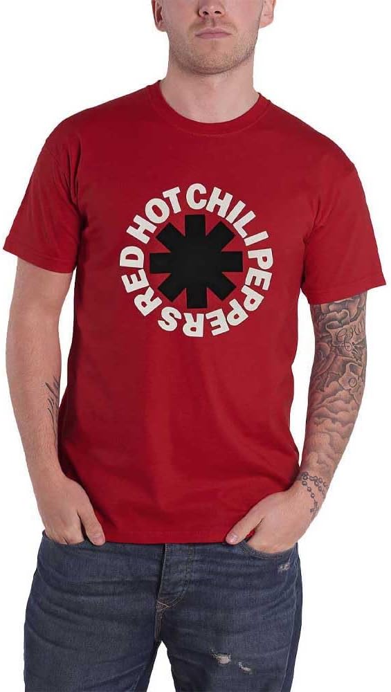 Amazon.com: Men's Red Hot Chili Peppers Classic Asterisk T-Shirt