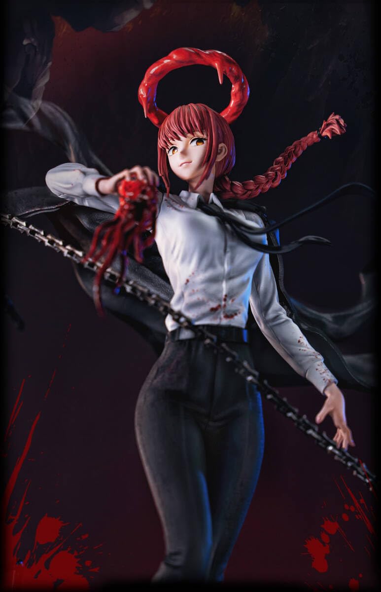 Amazon.co.jp: チェンソーマン マキマ 16 45cm 完成品塗装済みガレージ