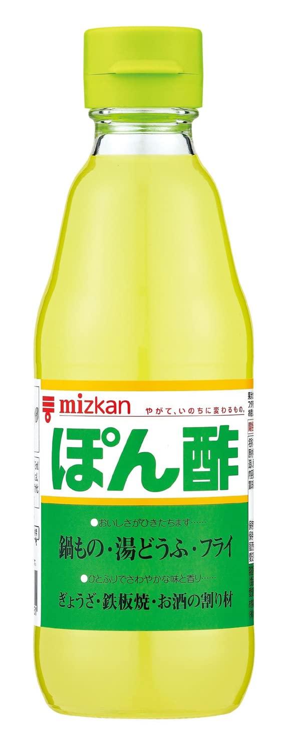 Amazon.co.jp: Mizkan Ponzu Vinegar 360ml x 4 Bottles : Food