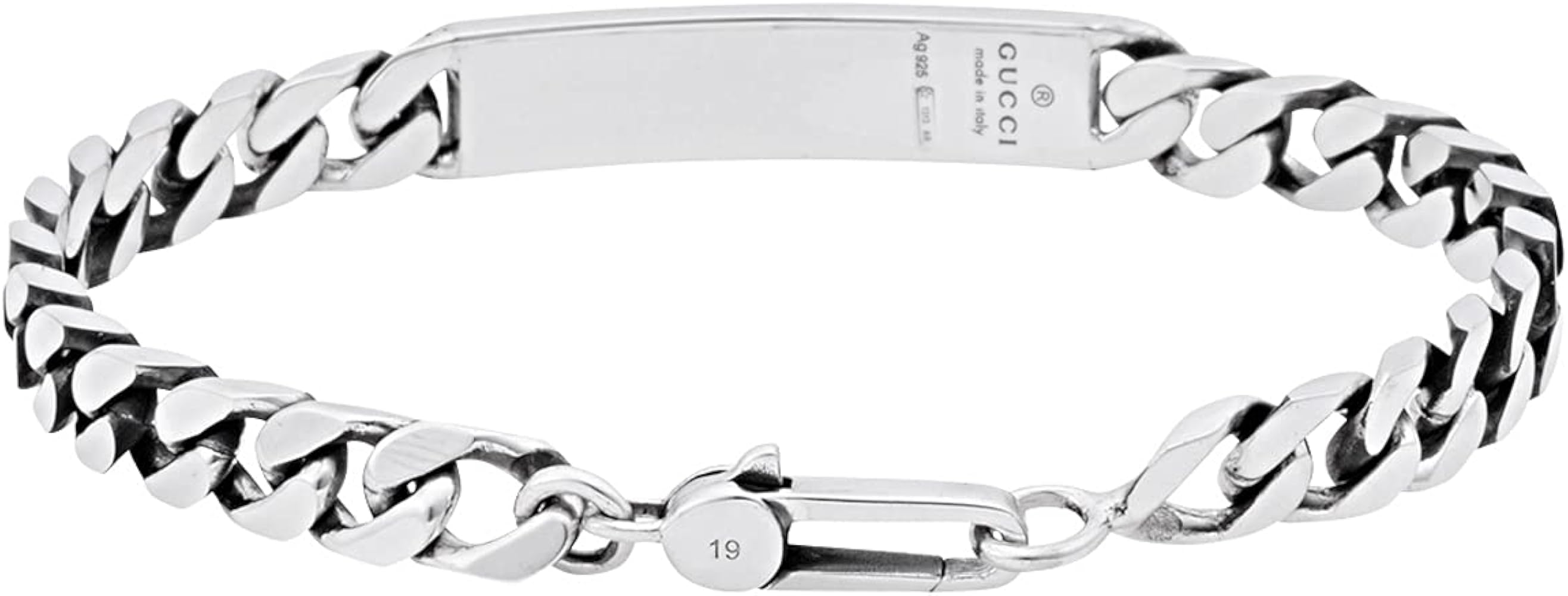 Amazon | GUCCI ゴースト スターリングシルバー チェーン ブレスレット