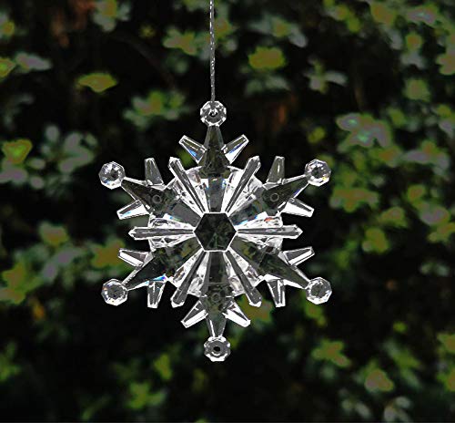 Amazon.co.jp: Kubert 24個 プラスチック クリスタル 雪の結晶