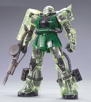 Amazon.com: Gundam EXPO Limited MG 1/100 MS-06J Zaku Ver.2.0 Clear