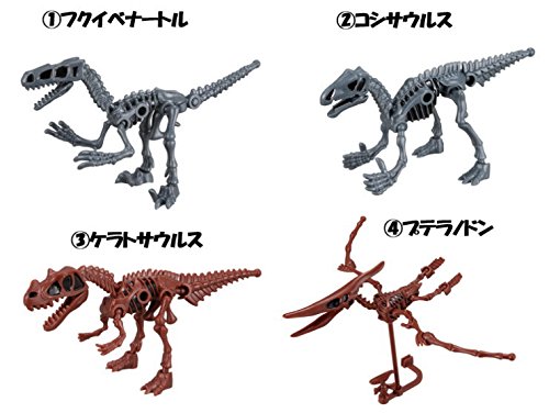 Amazon.co.jp: ほねほねザウルス×福井県立恐竜博物館 第2弾 【全4種