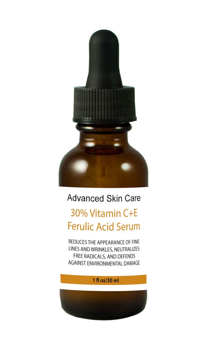 Amazon.com: Advanced Skin Care 30% Vitamin C+e Ferulic Acid Serum