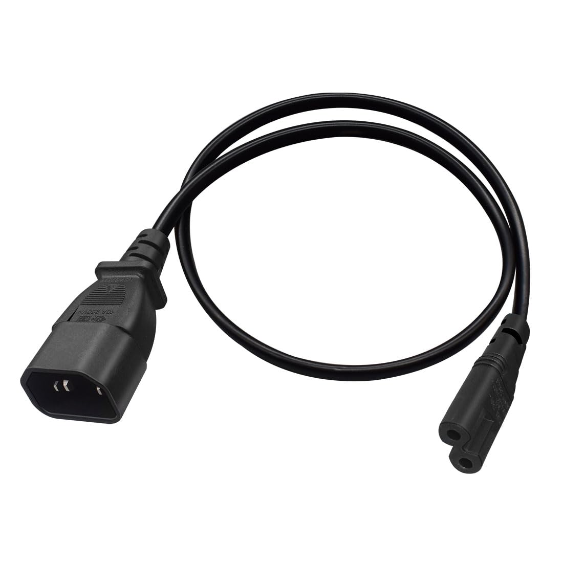 Amazon | Tekit 標準成形 IEC 320 C14 - C7プラグ AC電源プラグ