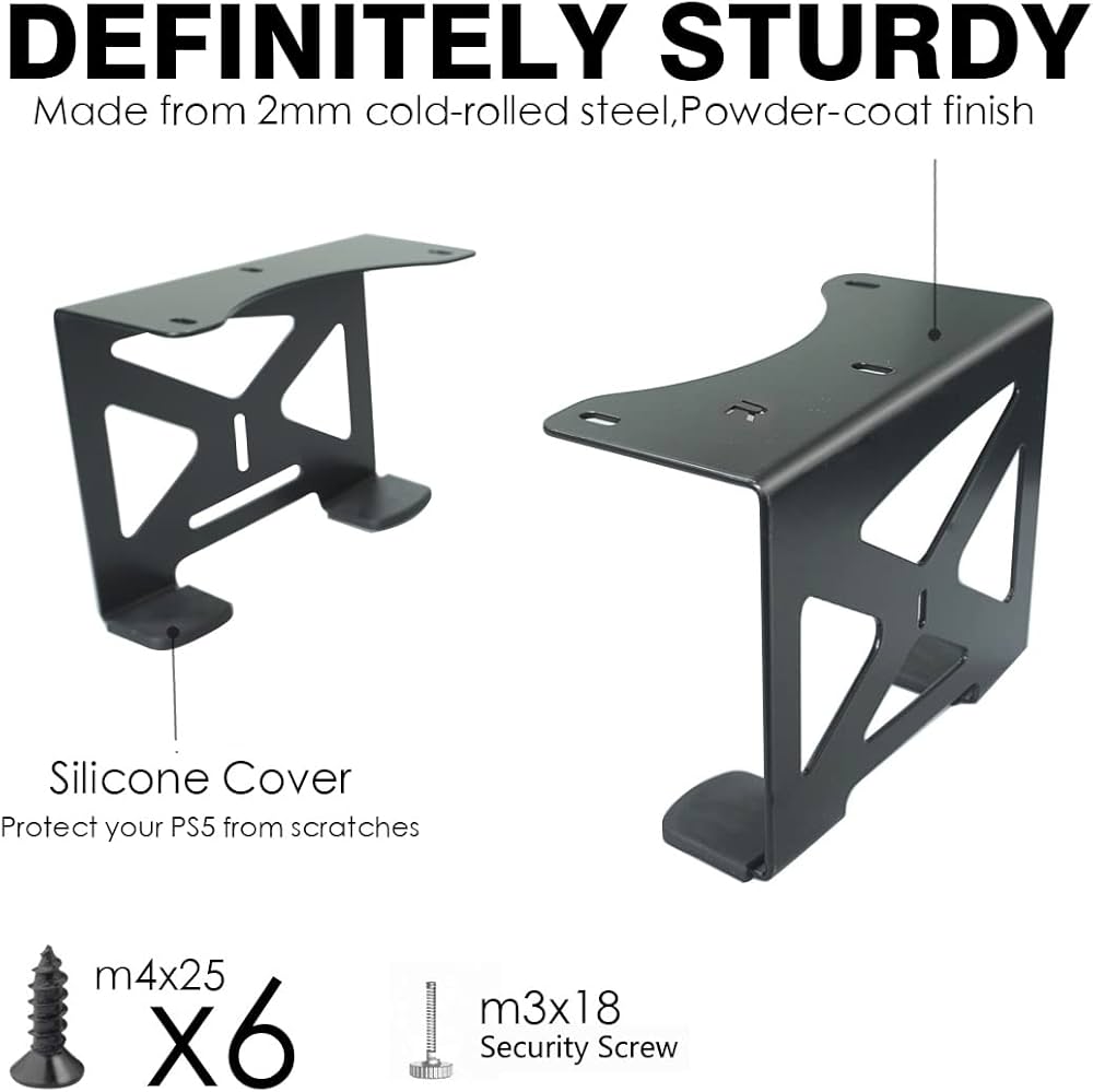 Amazon.com: Monzlteck Under Desk Holder for PS5/PS5 Slim/Pro