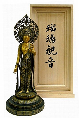 Amazon.co.jp: 松久宗琳『瑠璃観音』ブロンズ像 銅像 仏像 観音菩薩