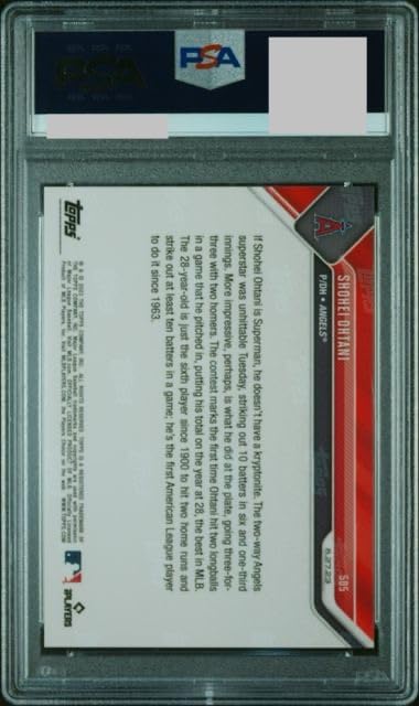 Amazon.co.jp: [PSA鑑定品]大谷翔平 #505 二刀流 カード 10奪三振 2HR