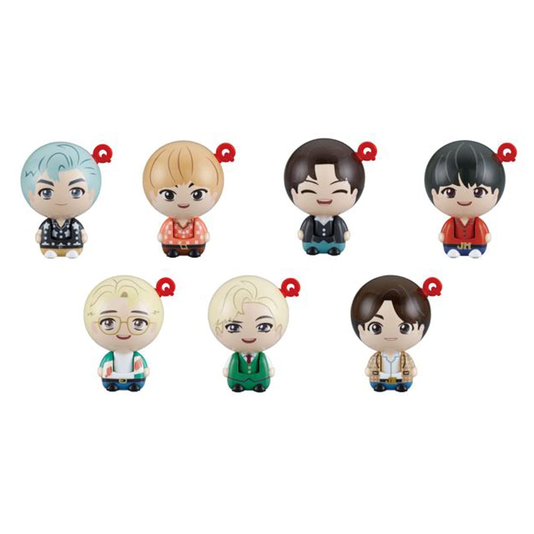 Amazon.co.jp: スピQるん TinyTAN Dynamite 7種セット : おもちゃ