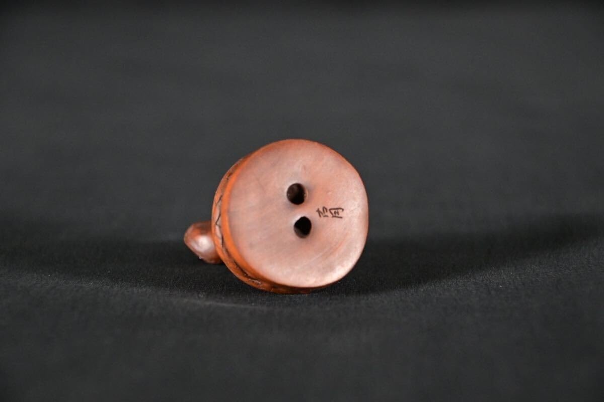 Amazon.co.jp: 【古美術】蛇根付Netsuke精密彫刻超絶技巧彫塑提げもの