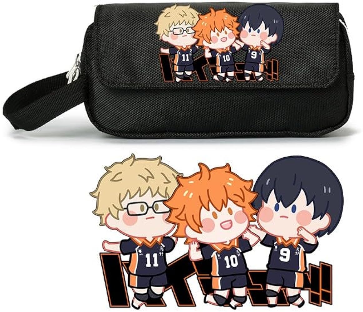 Amazon.co.jp: ハイキュー ペンケース 筆箱 西谷夕 月岛蛍 日向翔陽