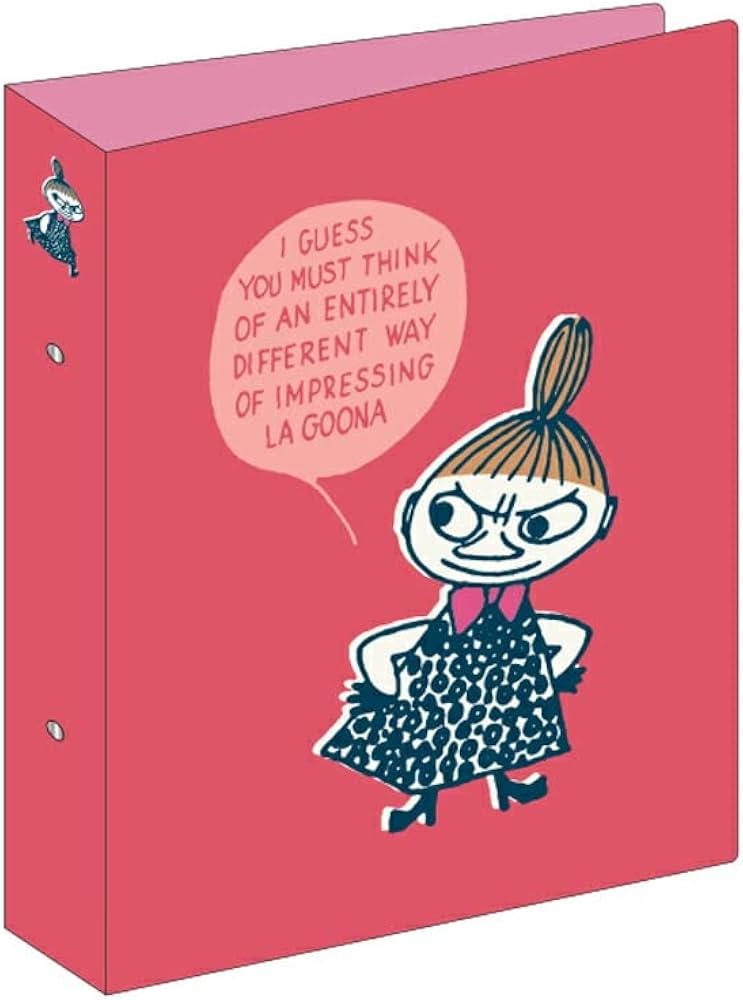 Amazon | サンスター文具 ムーミン バインダー 2リング A5 リトルミイ