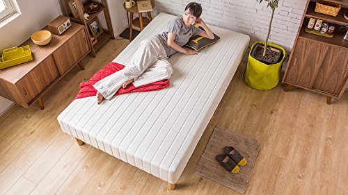 Amazon｜モダンデコ 脚付き マットレス ベッド シングル セミダブル