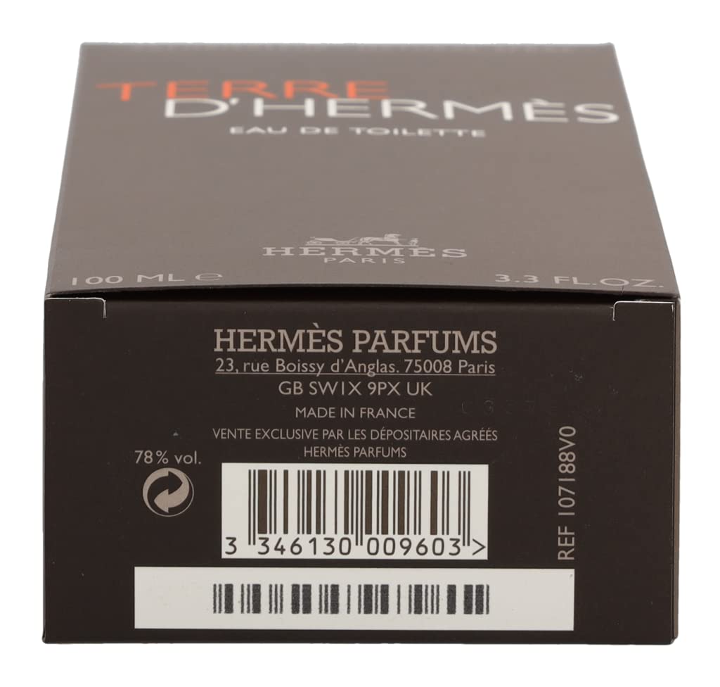 Amazon.com : Terre D' Hermes Eau De Toilette Spray for Men by
