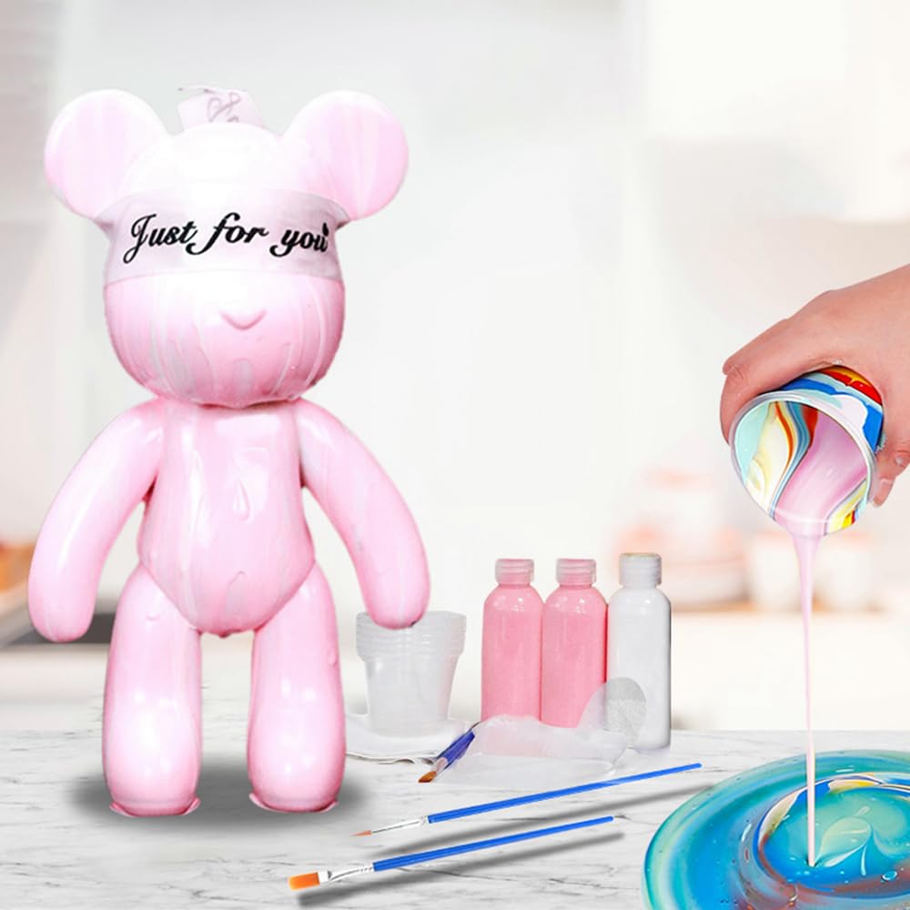 Amazon | HANDA DIY ペインティング 液体 クマ テディベア ペイント