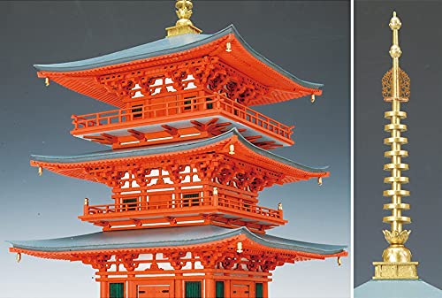 Amazon | ウッディジョー/木製建築模型 1/75那智山・青岸渡寺 三重塔+