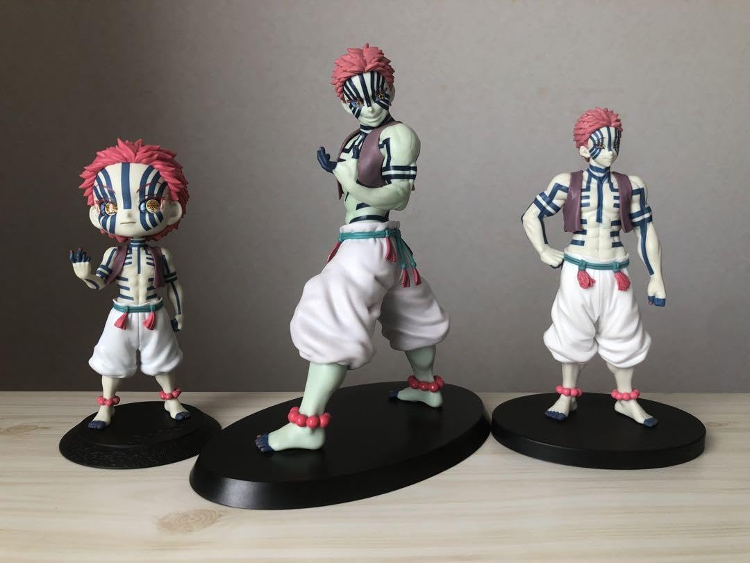 Amazon | 鬼滅 猗窩座フィギュア3体セット | フィギュア・ドール 通販