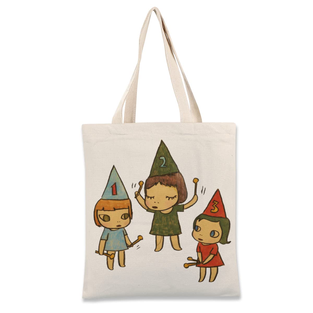 Amazon.co.jp: 奈良美智 トートバッグ エコバッグ レディース 手提げ袋