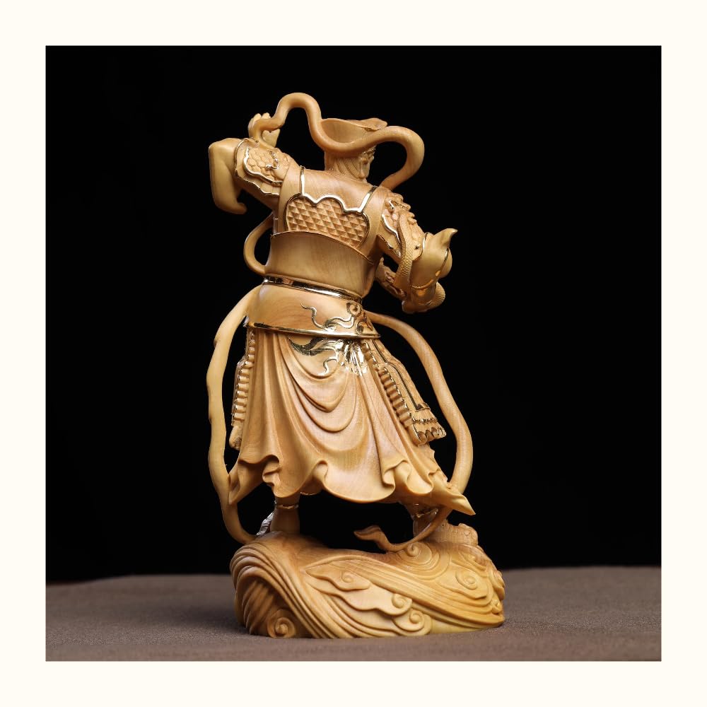 Amazon｜木彫り 仏像「四天王立像」持国天・広目天・増長天・多聞天