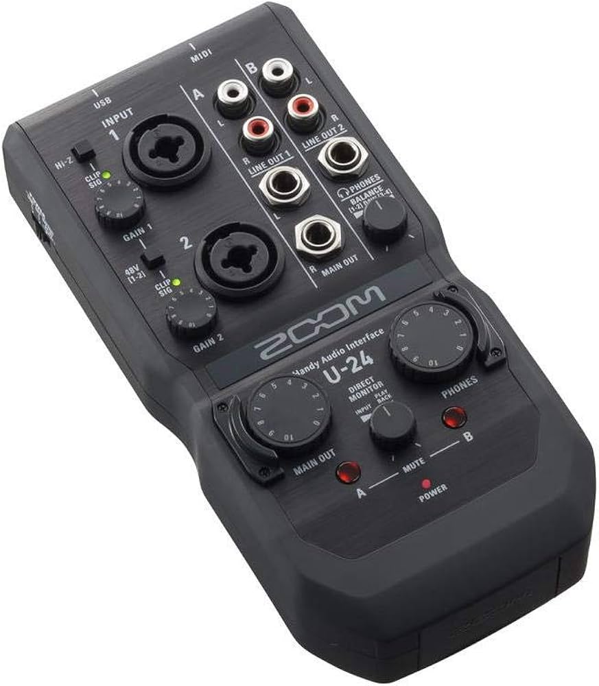 Amazon.com: Zoom U-24 Handy Audio Interface, 2-Channel Portable