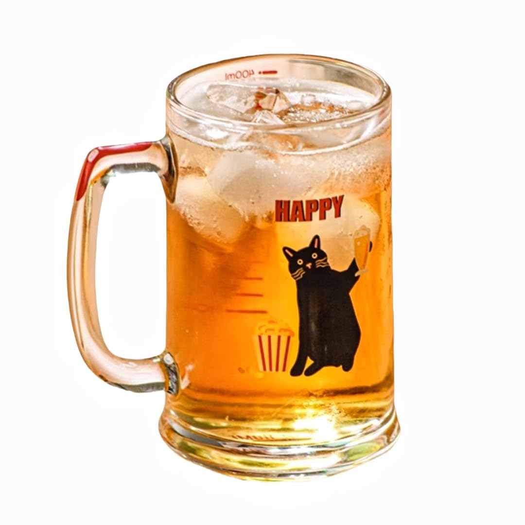 Amazon.co.jp: vonghome グラス ビールグラス ビアジョッキ ビール猫