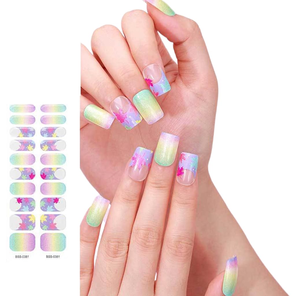 Amazon.co.jp: セミ硬化ジェルズネイルストリップ韓国スタイルジェル