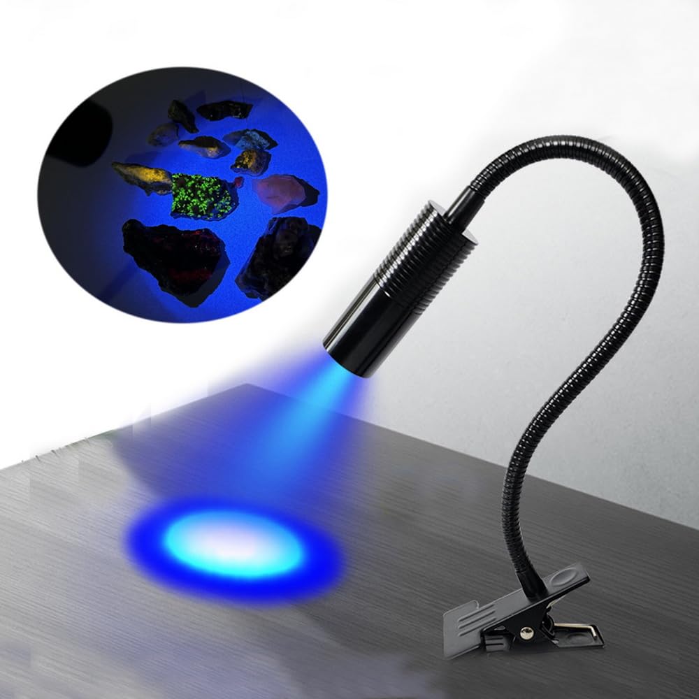 Amazon.com: WONDSUNSON 12 Watt 254nm UV LED Lamp Mineral Willemite