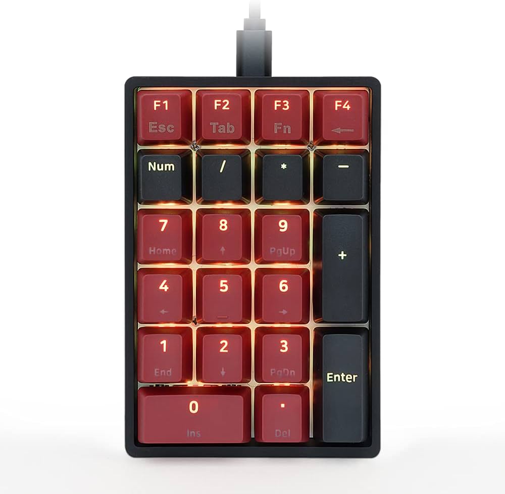 Amazon | EPOMAKER SKYLOONG SK21 Numpad PBTキーキャップ付き RGB