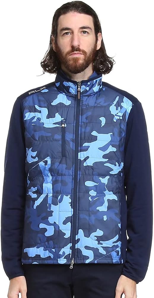 Amazon | [ポロラルフローレン] ニット切り替え フルジップ 中綿