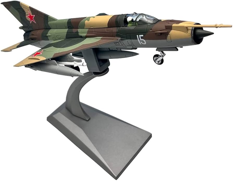 Amazon.com: 1/72 Scale Soviet MiG-21 Mig21 Fishbed Jet Fighter