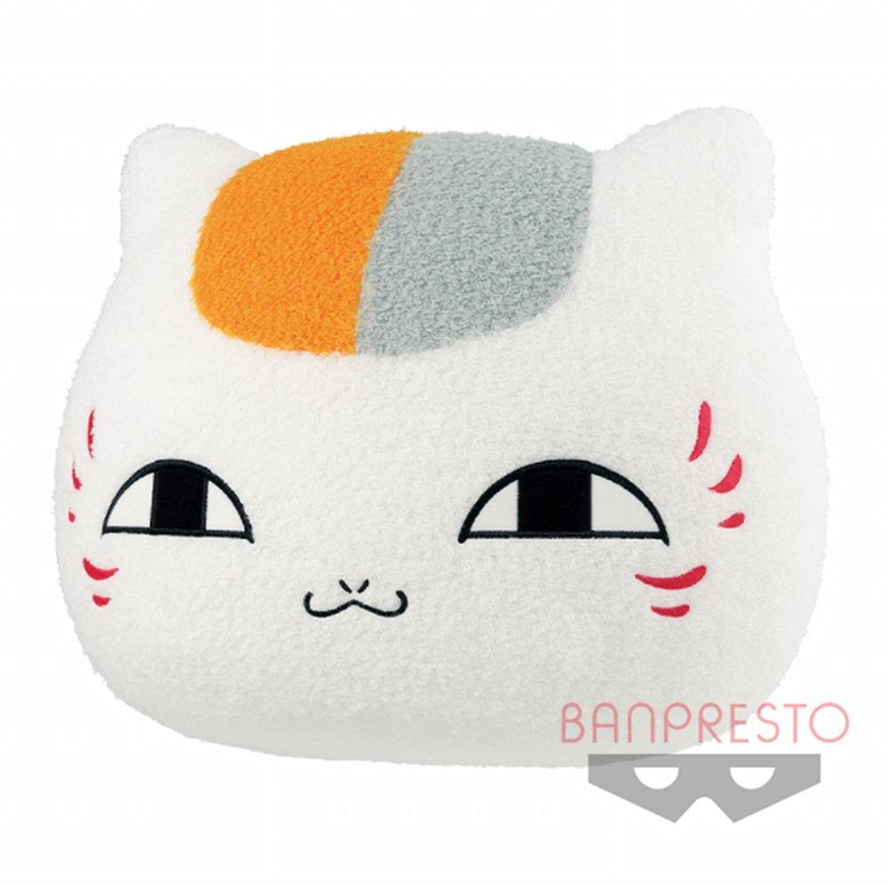 Amazon.co.jp: 夏目友人帳 めちゃでか顔型ぬいぐるみ ふわふわニャンコ