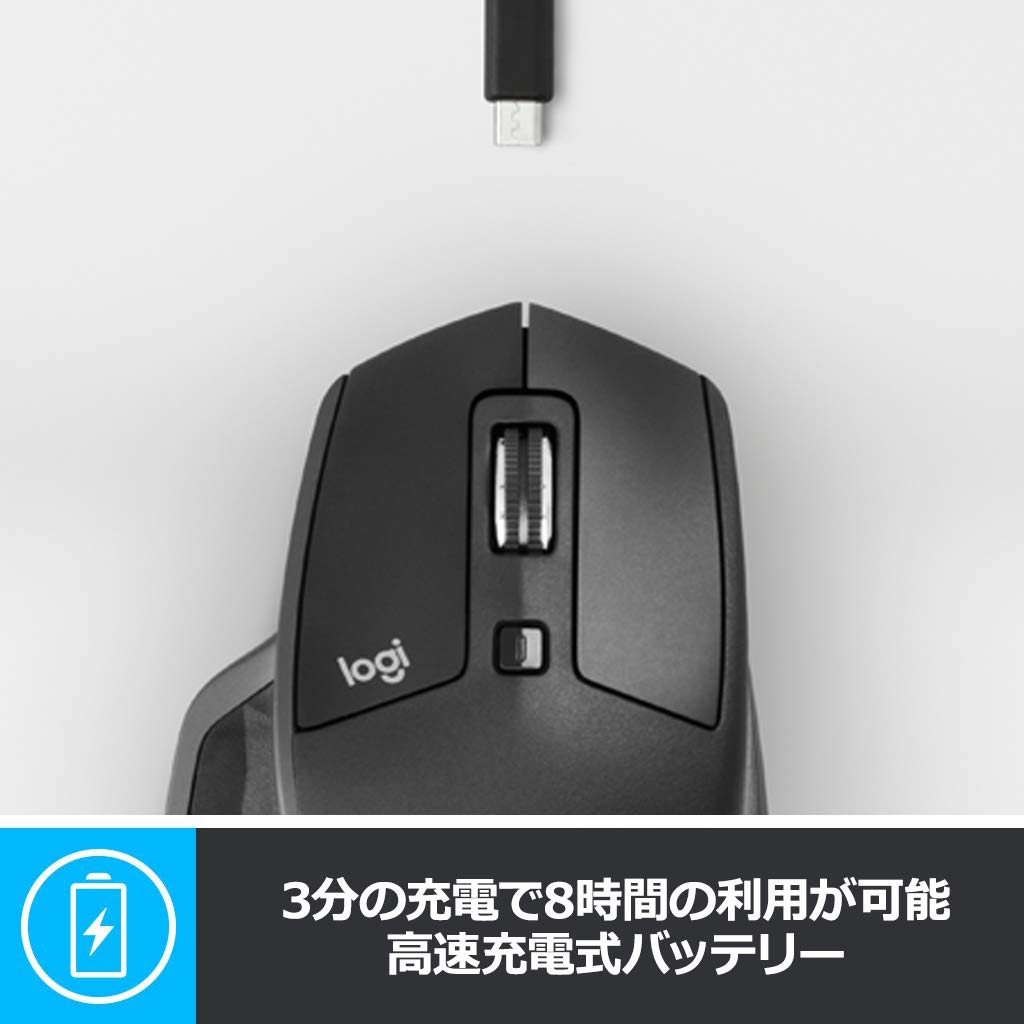Amazon.co.jp: ロジクール MX MASTER 2S ワイヤレス マウス MX2100CR